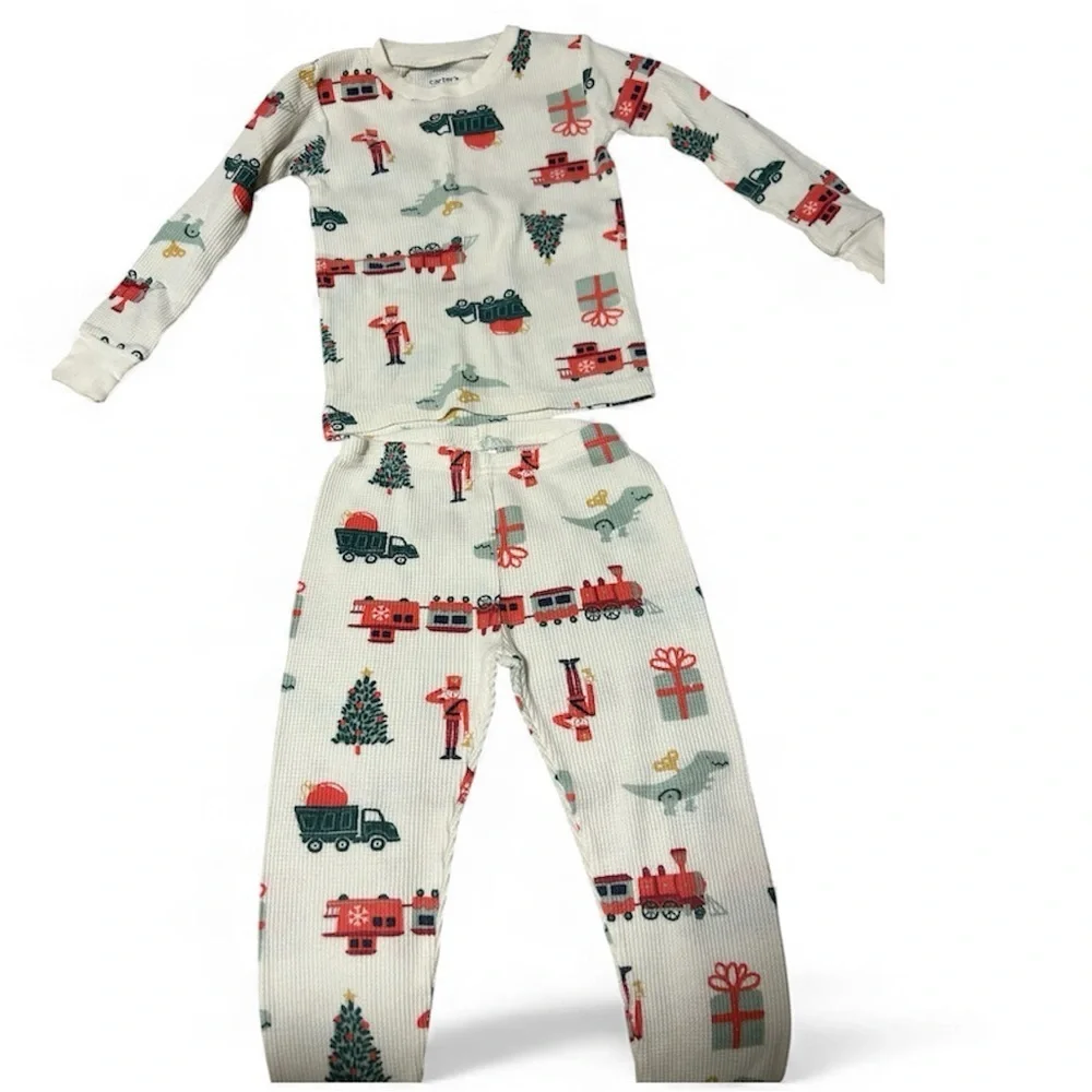 Carter’s Festive Kids Pajamas with Holiday Print